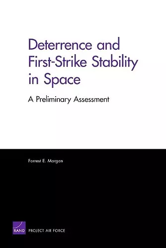 Deterrence and First-Strike Stability in Space cover