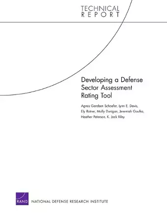 Developing a Defense Sector Assessment Rating Tool cover