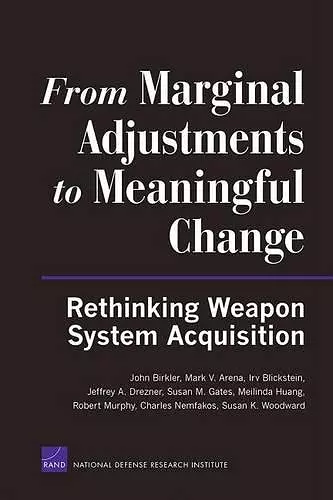 From Marginal Adjustments to Meaningful Change cover