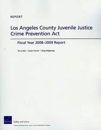 Los Angeles County Juvenile Justice Crime Prevention Act cover