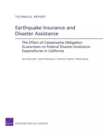 Earthquake Insurance and Disaster Assistance cover