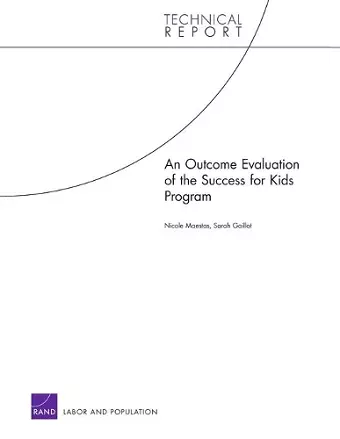 An Outcome Evaluation of the Success for Kids Program cover