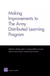 Making Improvements to the Army Distributed Learning Program cover