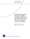 Assessing the Impact of Requiring Justification and Approval Review for Sole Source 8(a) Native American Contracts in Excess of $20 Million cover