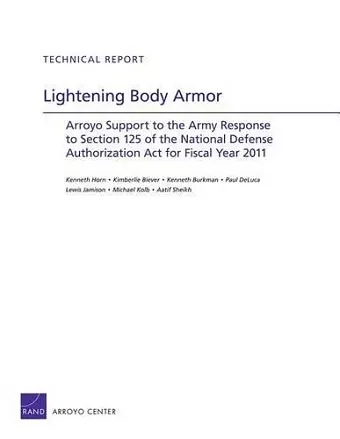 Lightening Body Armor cover