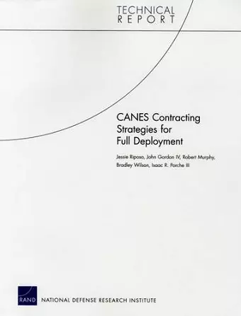 Canes Contracting Strategies for Full Deployment cover