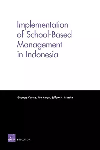 Implementation of School-Based Management in Indonesia cover