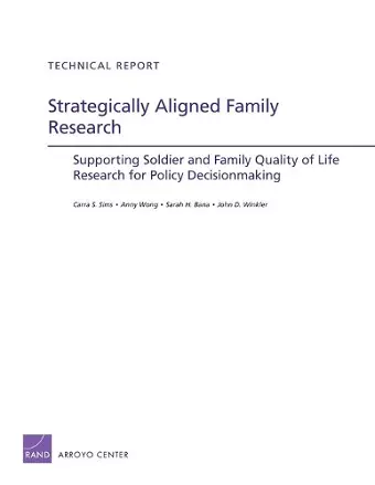 Strategically Aligned Family Research cover