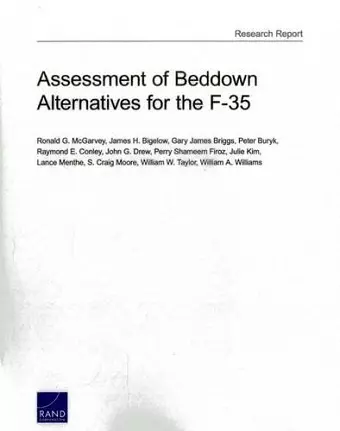 Assessment of Beddown Alternatives for the F-35 cover