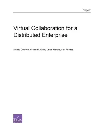 Virtual Collaboration for a Distributed Enterprise cover