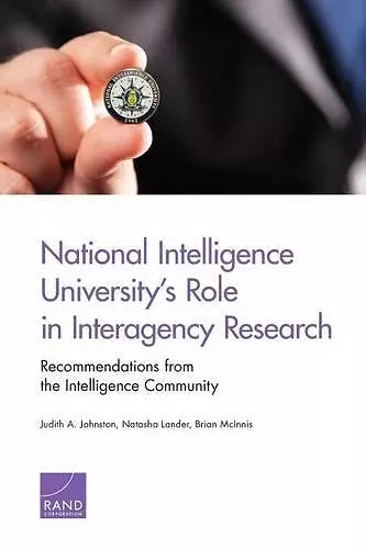 National Intelligence University's Role in Interagency Research cover