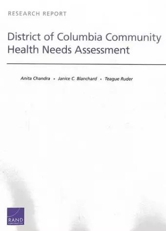 District of Columbia Community Health Needs Assessment cover