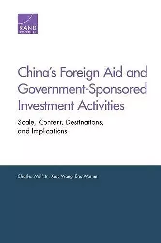 China's Foreign Aid and Government-Sponsored Investment Activities cover