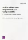 Air Force Manpower Requirements and Component Mix cover