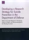 Developing a Research Strategy for Suicide Prevention in the Department of Defense cover