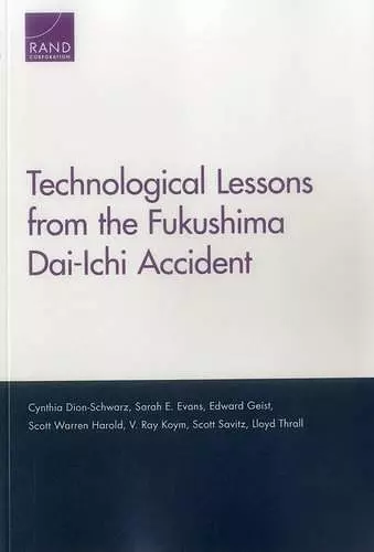 Technological Lessons from the Fukushima Dai-Ichi Accident cover