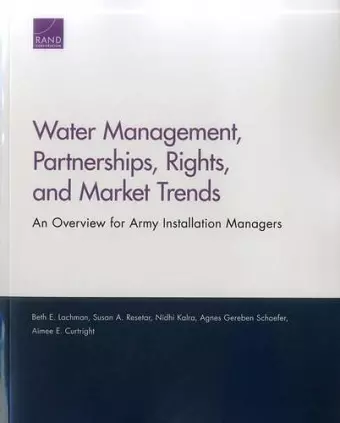 Water Management, Partnerships, Rights, and Market Trends cover