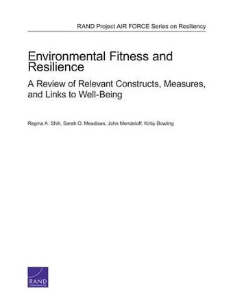 Environmental Fitness and Resilience cover