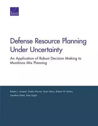 Defense Resource Planning Under Uncertainty cover