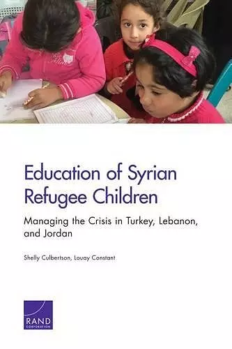 Education of Syrian Refugee Children cover