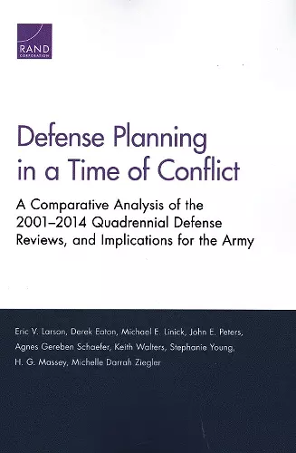 Defense Planning in a Time of Conflict cover