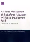 Air Force Management of the Defense Acquisition Workforce Development Fund cover