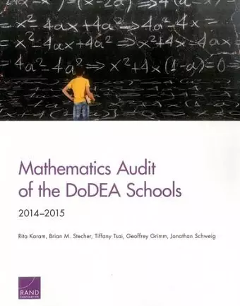 Mathematics Audit of the Dodea Schools cover