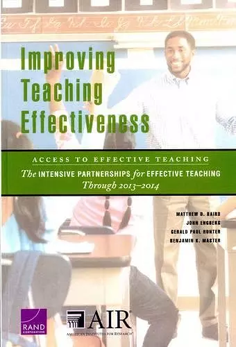 Improving Teaching Effectiveness: Access to Effective Teaching cover