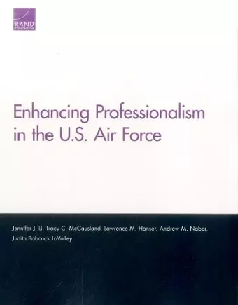 Enhancing Professionalism in the U.S. Air Force cover