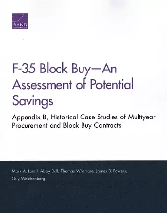 F-35 Block Buy--An Assessment of Potential Savings cover