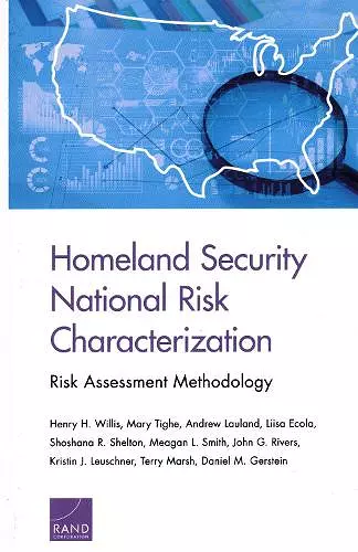 Homeland Security National Risk Characterization cover