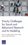 Priority Challenges for Social and Behavioral Research and Its Modeling cover