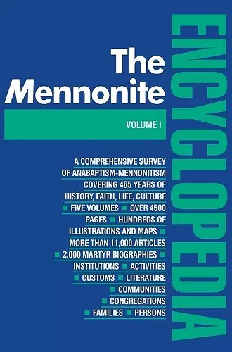 Mennonite Encyclopedia/ Vol 1 cover