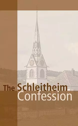 Schleitheim Confession cover