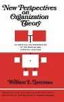 New Perspectives on Organization Theory cover