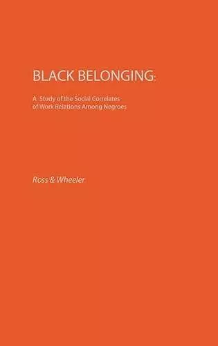 Black Belonging cover