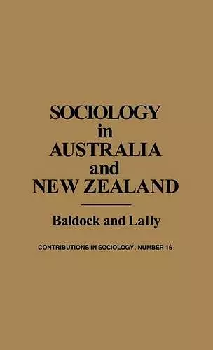 Sociology in Australia and New Zealand cover