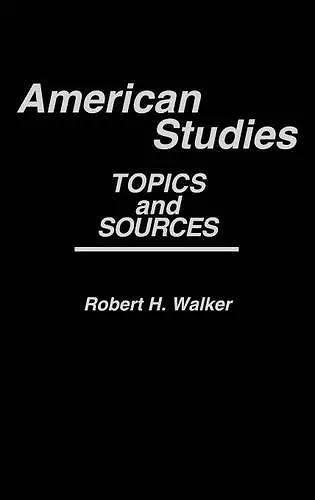 American Studies cover