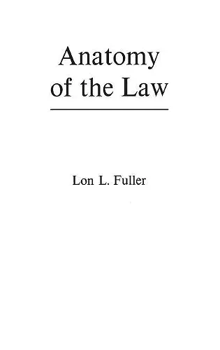 Anatomy of the Law cover