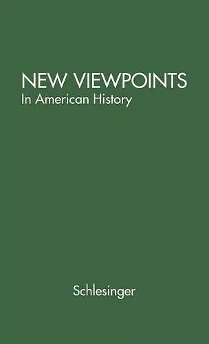 New Viewpoints in American History cover