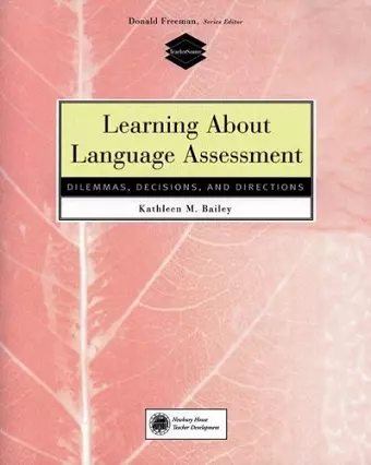 Learning About Language Assessment cover