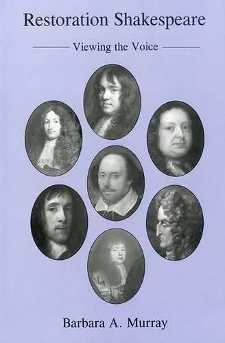 Restoration Shakespeare cover