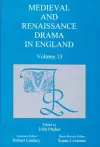 Medieval and Renaissance Drama in England v.15 cover