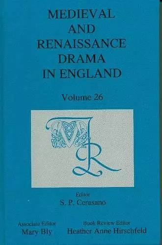 Medieval and Renaissance Drama in England cover