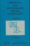 Medieval and Renaissance Drama in England cover