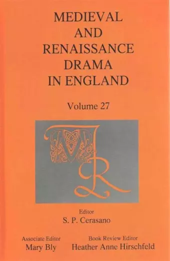 Medieval and Renaissance Drama in England cover