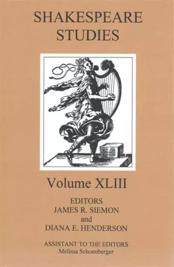 Shakespeare Studies, Volume 43 cover