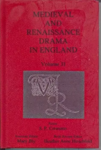 Medieval and Renaissance Drama in England, Volume 31 cover