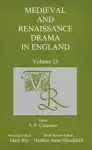Medieval and Renaissance Drama in England, Volume 33 cover