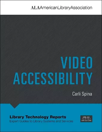 Video Accessibility cover